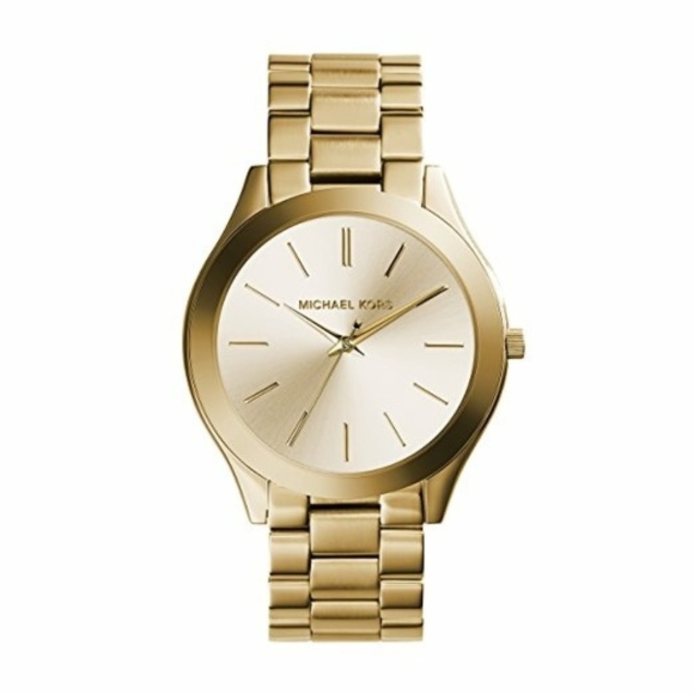 NWT Authentic Michael Kors Gold Runway Watch - Picture 5 of 5